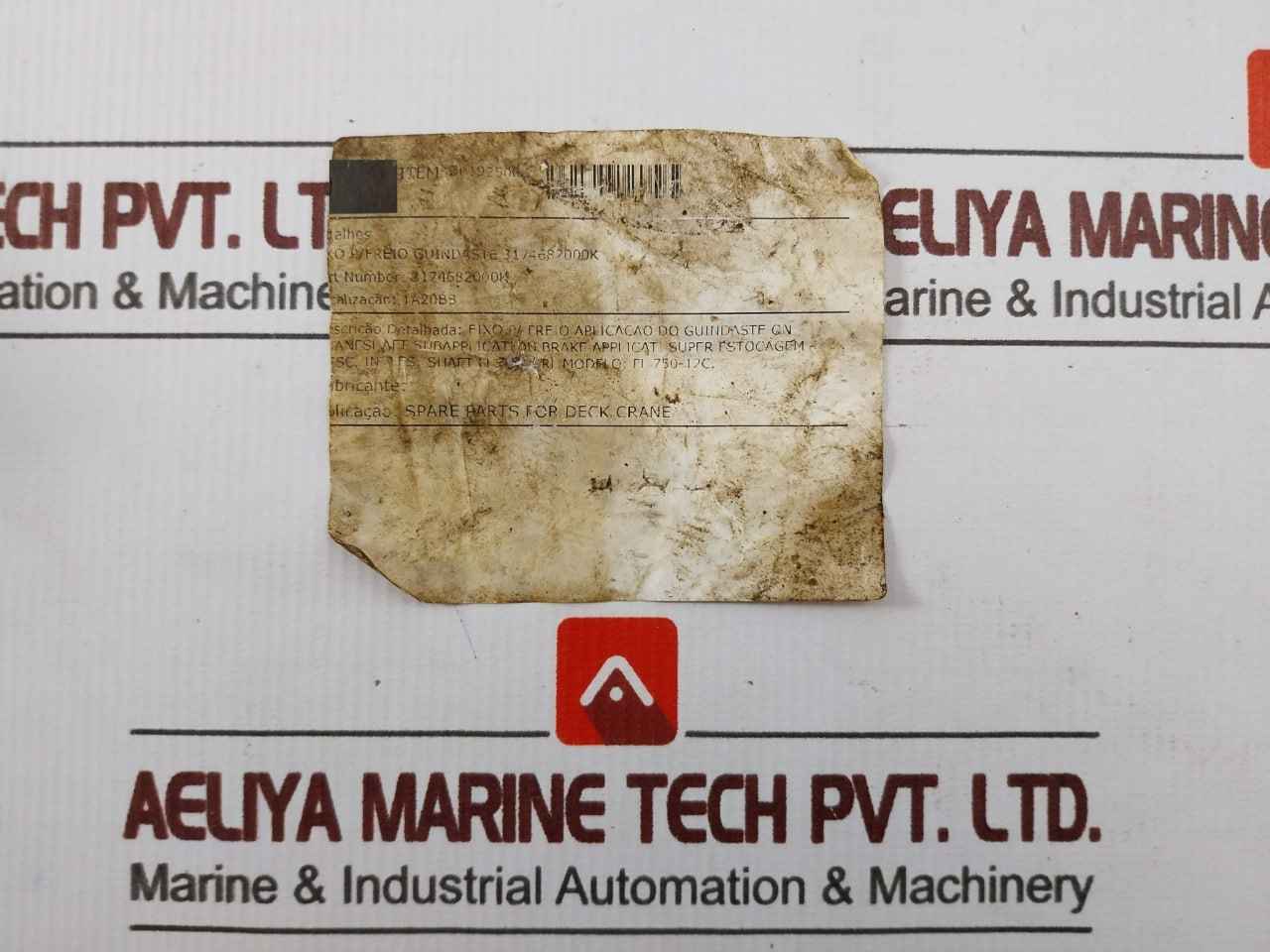 3174682000K Fixed For Crane Brake Ei-750-12C - Image 9