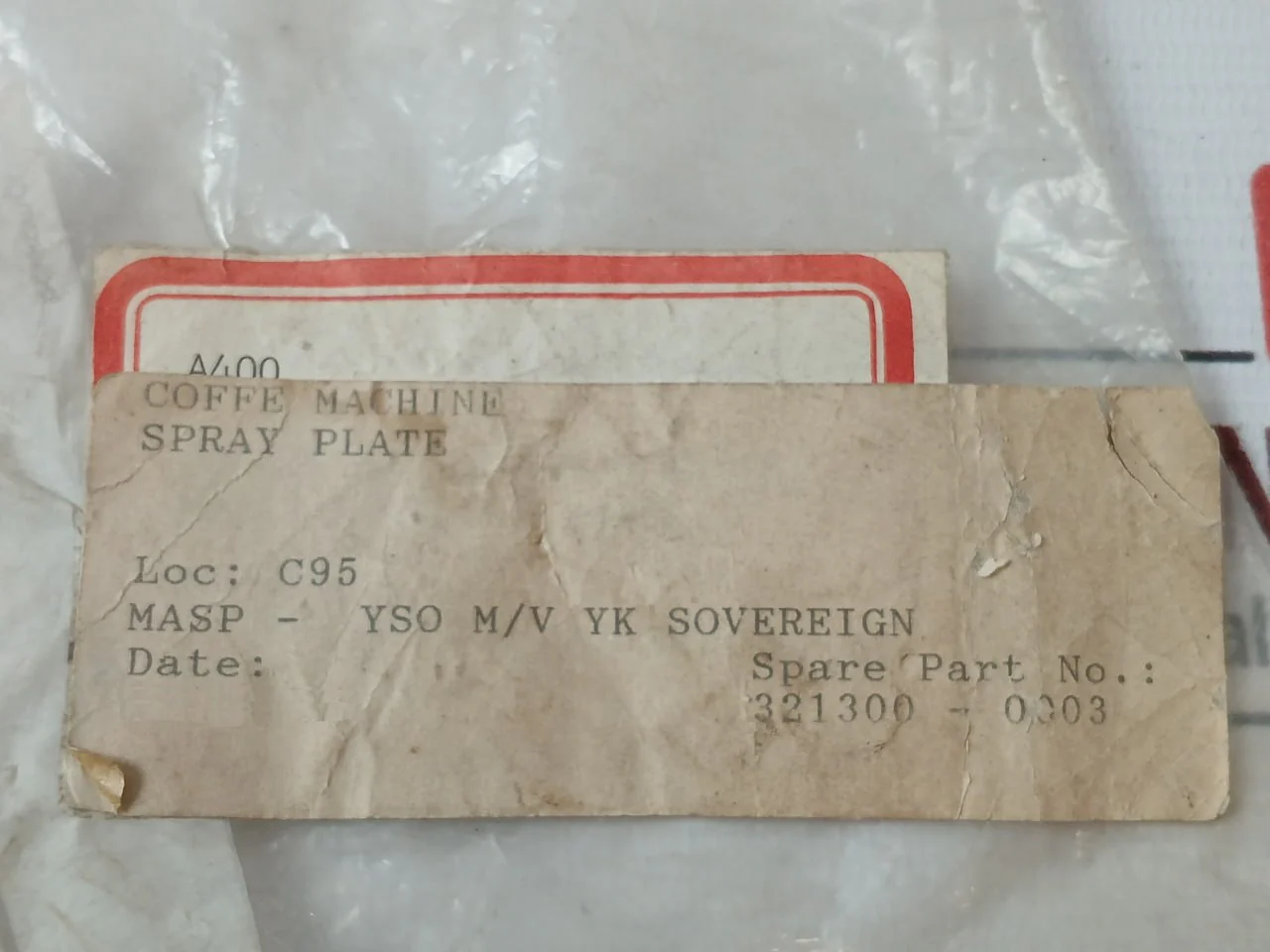 321300-0003 Coffee Machine Spray Plate - Image 7