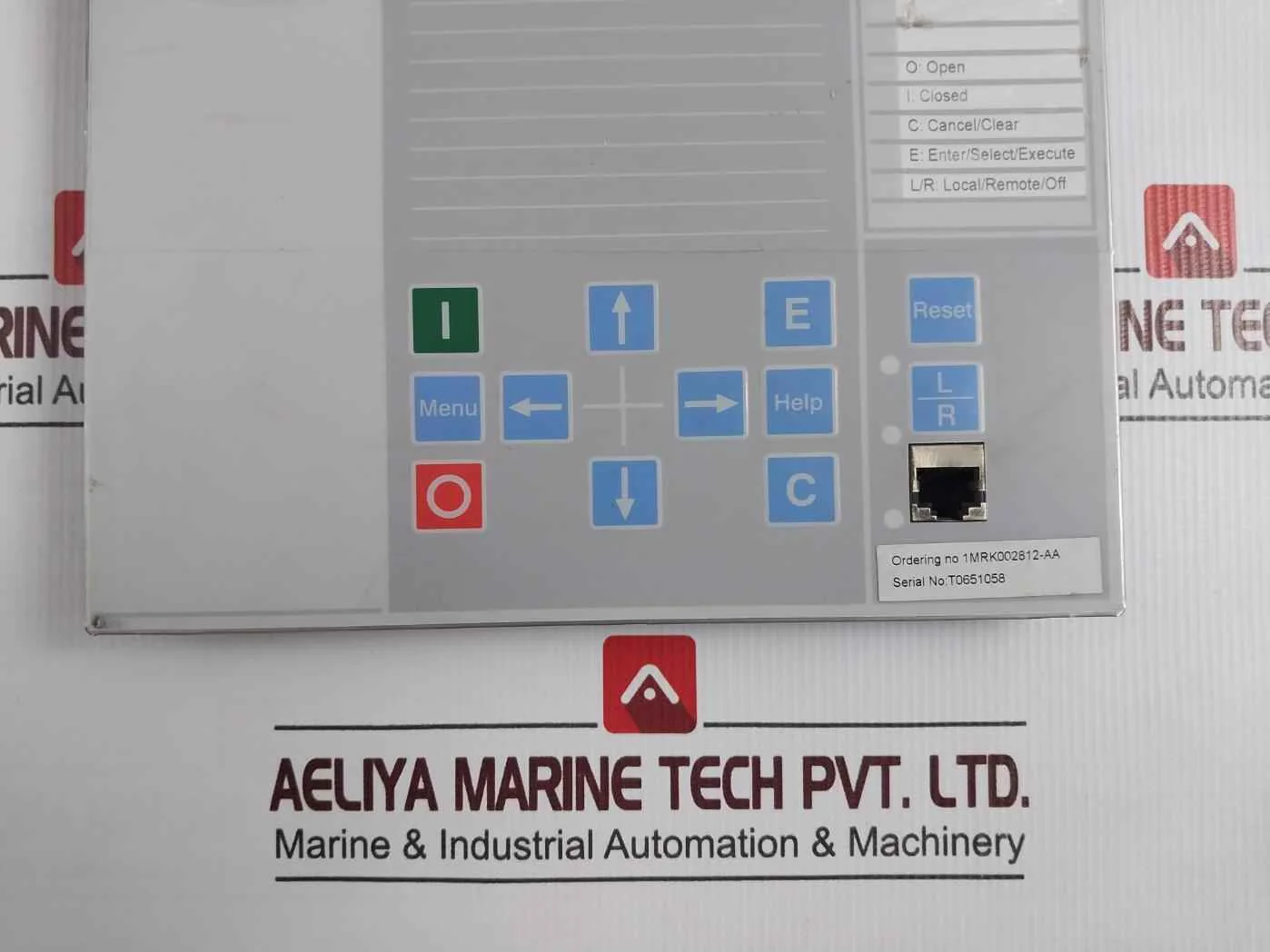 Abb 1Mrk000008-hb Bay Control Unit 1/2Lqfb Rev.R.I0 Rel670 (Front Panel Only) - Image 5
