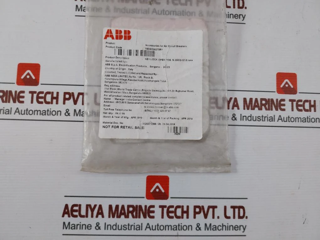 Abb 1Sda058270R1 Sace Division Accessories For Air Circuit Breakers Kit - Image 7