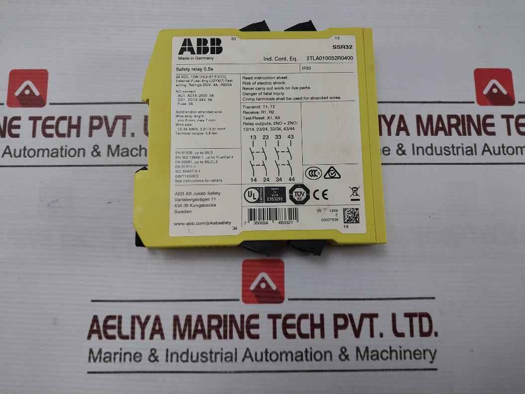 Abb 2Tla010052R0400 Sentry Ssr32 Safety Relay 0.5S Ip20 - Image 5