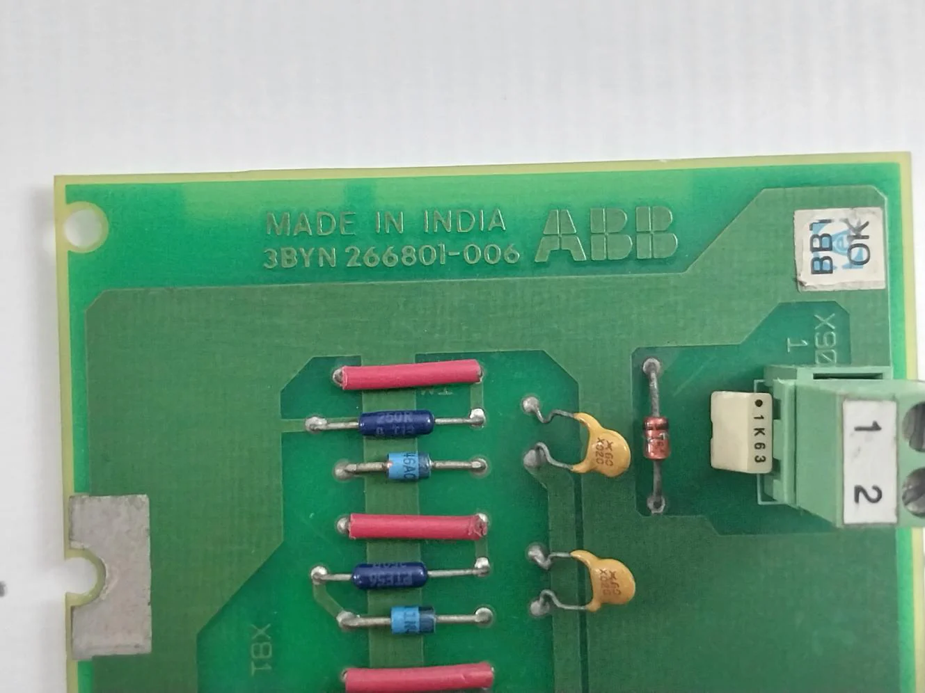 Abb 3Byn 266801-006 Connection Unit For Analog Input Board - Image 5