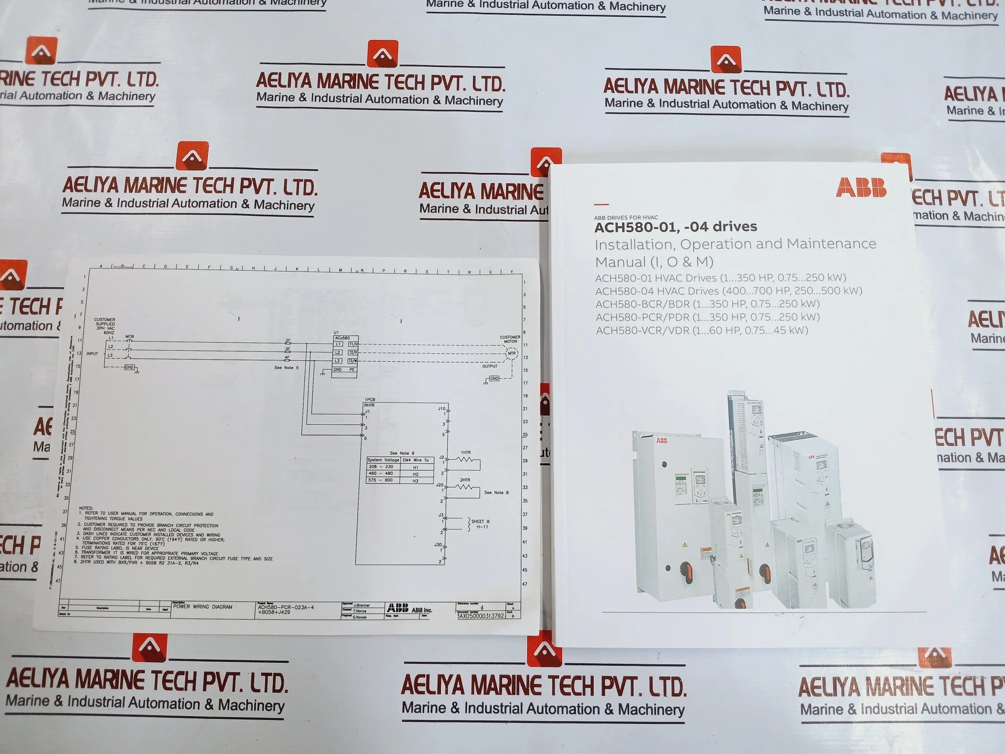 Abb Ach580-pcr-023A-4+B058+J429 Variable Frequency Drive For Hvac System - Image 7