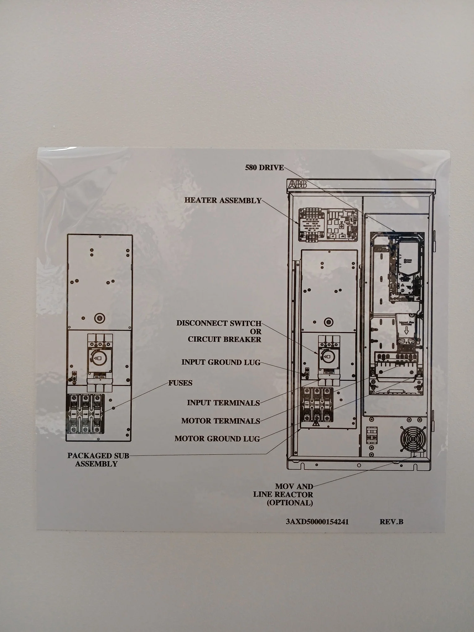 Abb Ach580-pcr-034A-4+B058 Hvac Enclosed Control Panel Ach-ap-h 100 Ka 34A 5.95 - Image 5