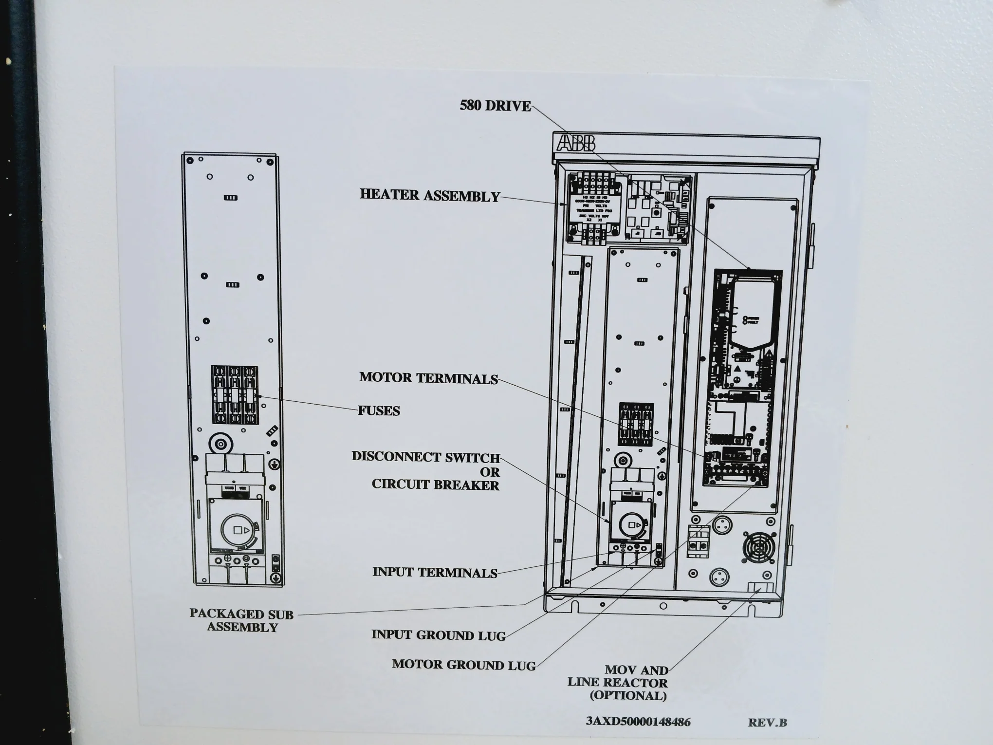 Abb Ach580-pcr-03A0-4+B058 Variable Frequency Drive (Vfd) 440-480Vac 3A - Image 6