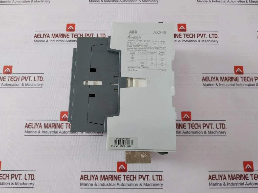Abb Ax205-30 Contactor 1000V- 275A Iec 60947-4-1 Su02082-14006 110-120V 60Hz - Image 9
