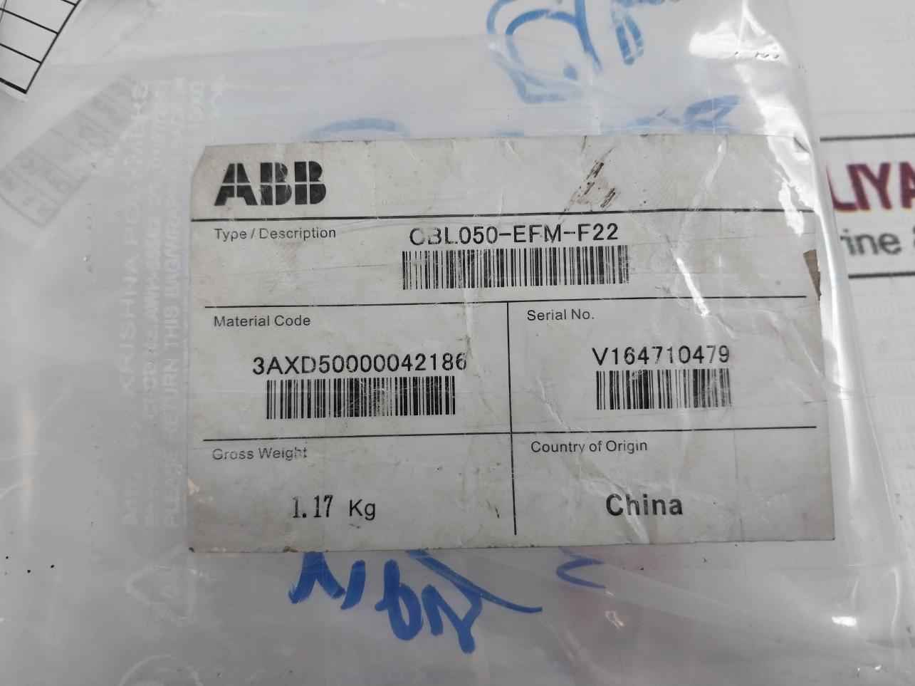 Abb Cbl050-efm-f22 Servo Drive Cable 24Awg Ft1 3Qcable Ms3057-12A 5 Meter - Image 10