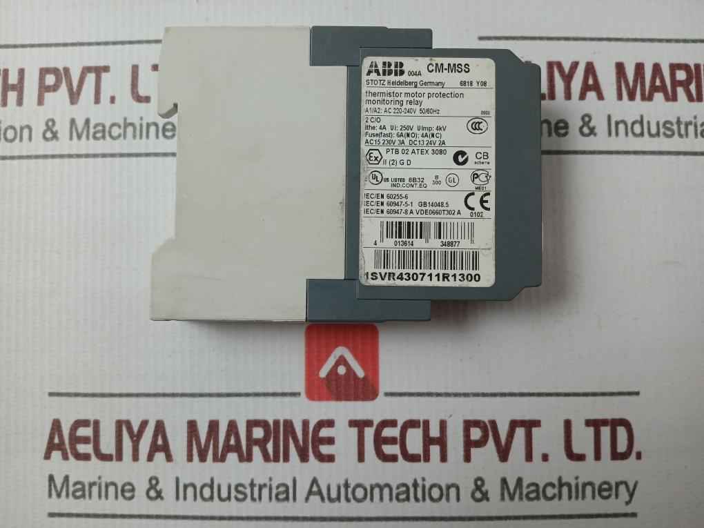 Abb Cm-mss Thermistor Motor Protection Relay 220-240V 50/60Hz - Image 4