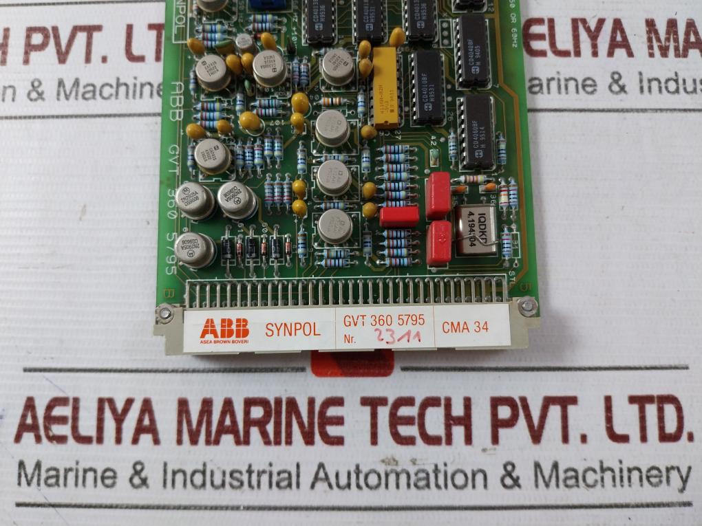 Abb Cma 34 Printed Circuit Board Module Nr.2311 Gvt 360 5795 - Image 7