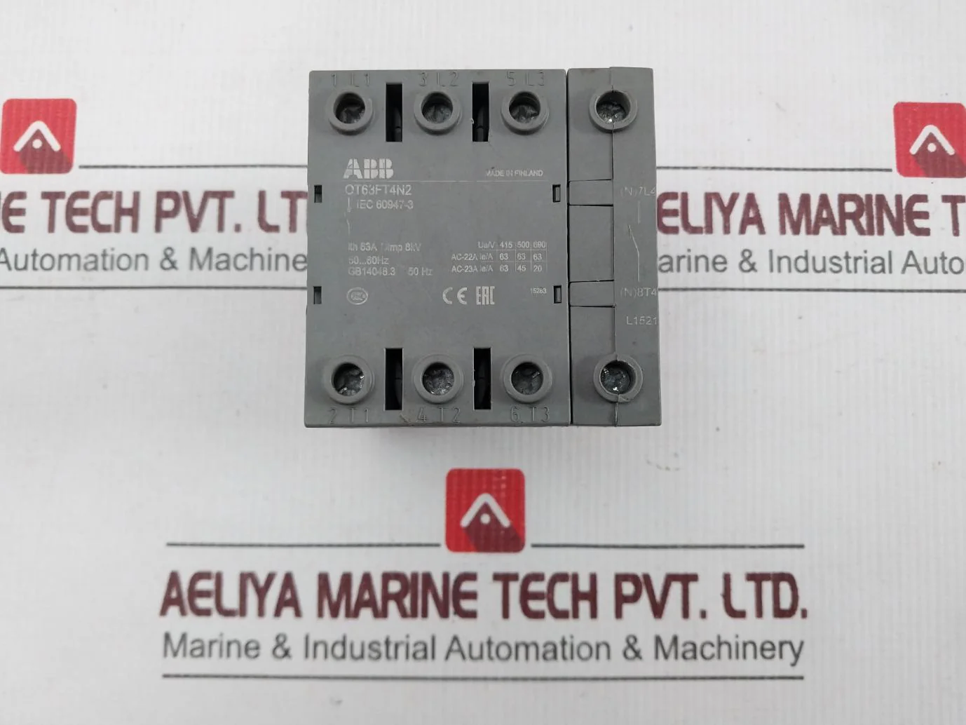 Abb Ot63Ft4N2 Diconnect Switch 600Vac-60A-50-60Hz - Image 2