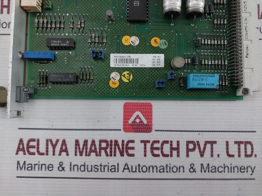 Abb Pfpk 102A Printed Circuit Board Ym156001-gn - Image 7
