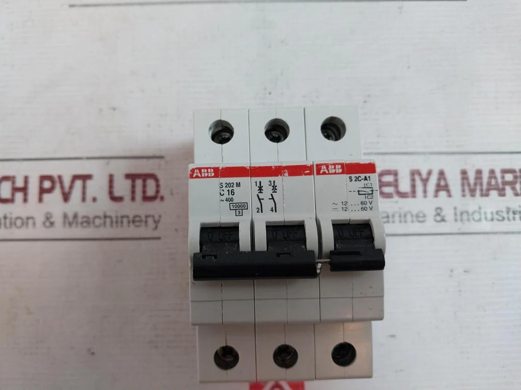 Abb S 202 M C 16 Miniature Circuit Breaker 12 60V 2Cd S200 909 R0001 - Image 2