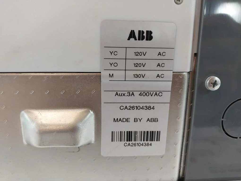 Abb Sace E2N 20 Emax Circuit Breaker Iec 60947-2 110-120V 50/60Hz Cat B - Image 22