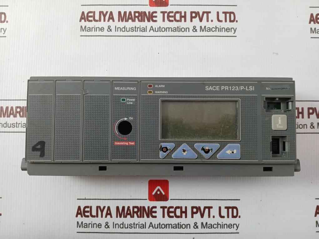 Abb Sace Pr123/P-lsi Ac Power Circuit Breaker Trip Unit (Worn Buttons) - Image 2