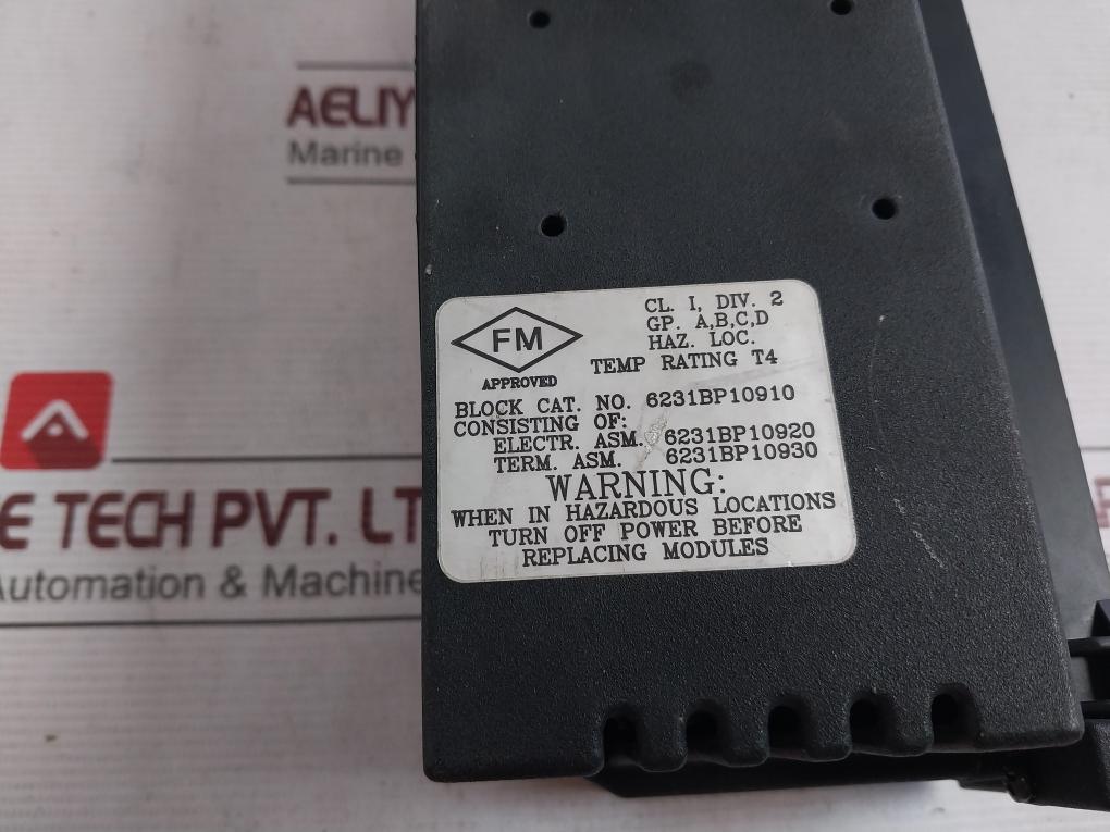 Abb Taylor Mod 300 Analog Terminal I/O Block 6231Bp10920D-k 115V 50/60Hz - Image 9
