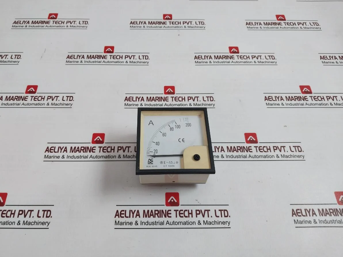 Acdc Dynamics Sq-96 Analog Ammeter 100/200A