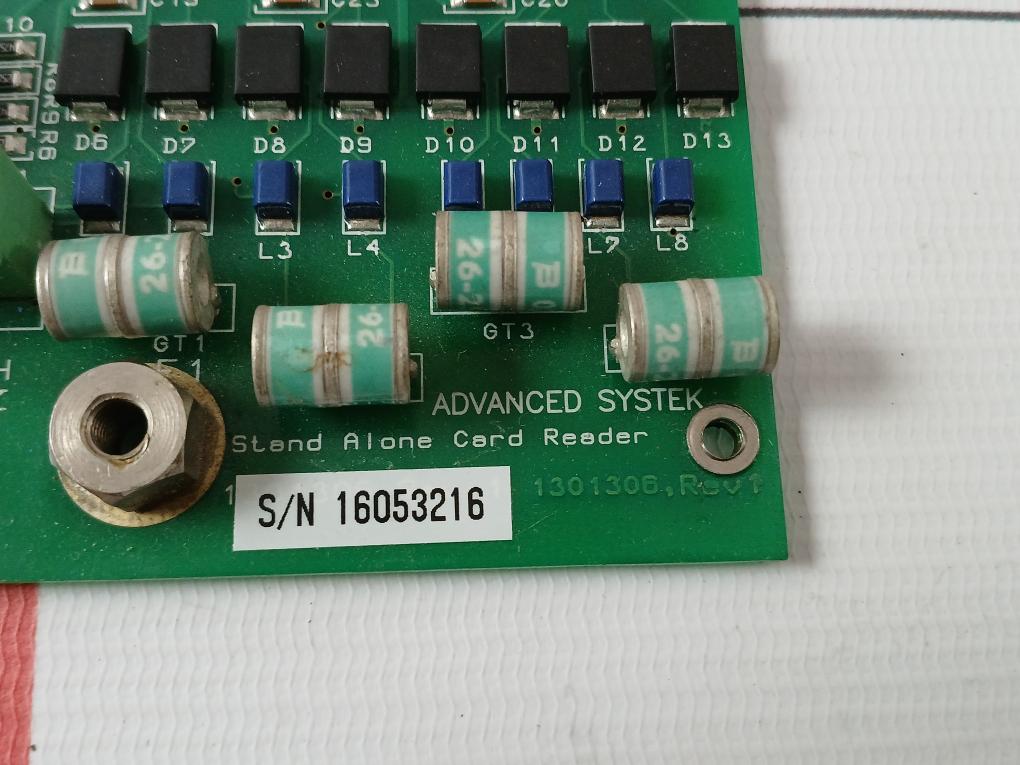 Advanced Systek 1301306 Stand Alone Card Reader Pcb Rev 1 24V - Image 3