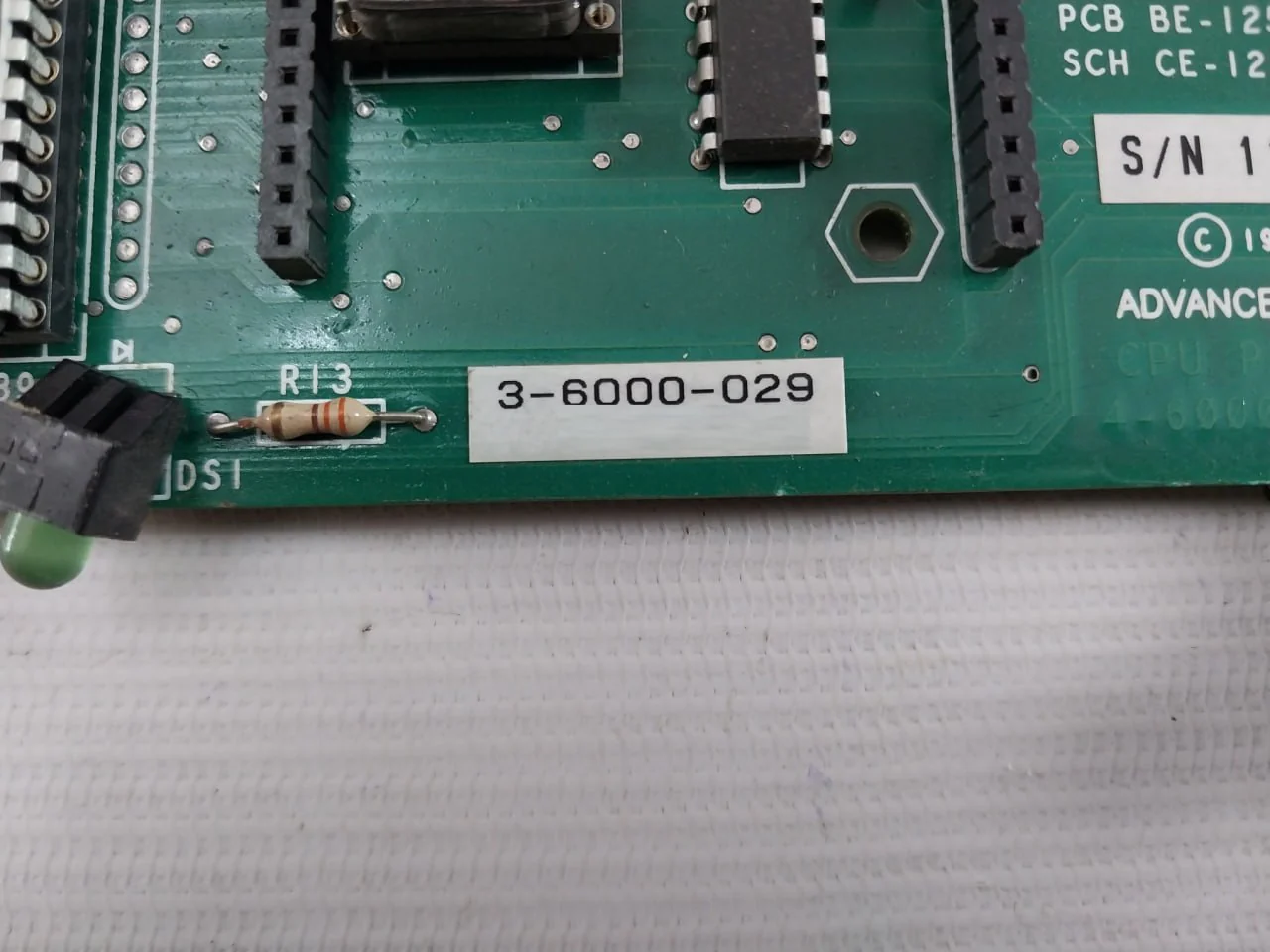 Advanced Systek 4-6000-029 Printed Circuit Board Cpu Be-12582 Rev A - Image 10