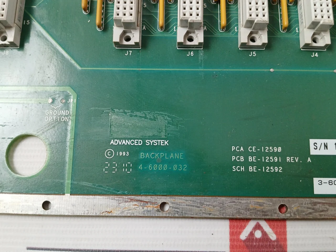 Advanced Systek 4-6000-032 Backplane Module Pcb 94V-0 Pca Ce-12590 Rev.A - Image 6