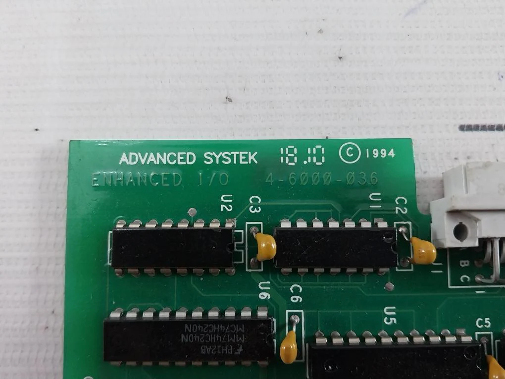 Advanced Systek 4-6000-036 Printed Circuit Board Be-12813 Rev A - Image 7