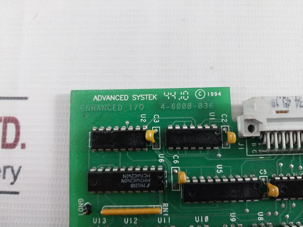 Advanced Systek 4-6000-036 Printed Circuit Board Card Be-12813 Rev: A 94V-0 - Image 6