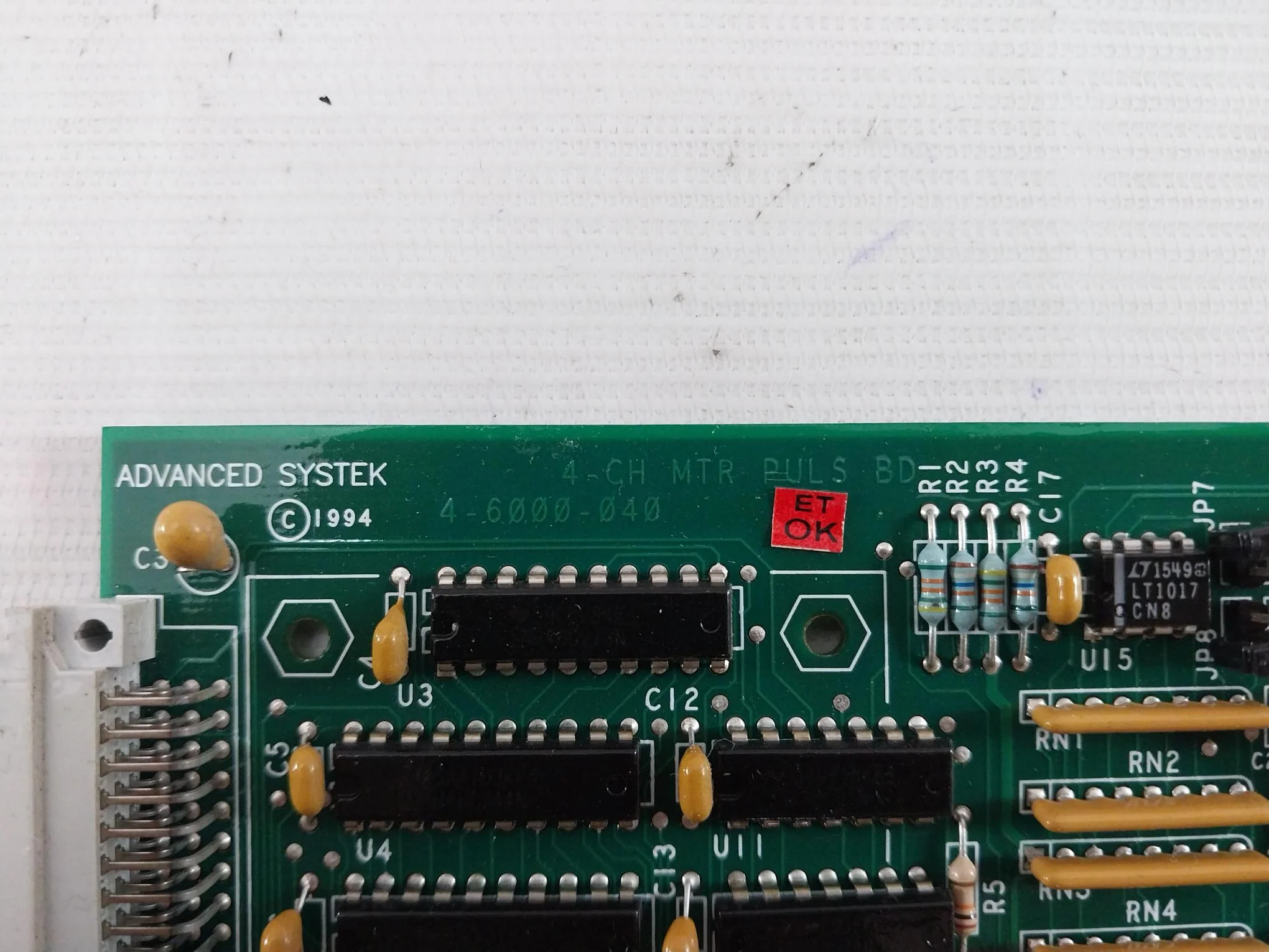 Advanced Systek 4-6000-040 Printed Circuit Board Rev.B 94V-0 - Image 8
