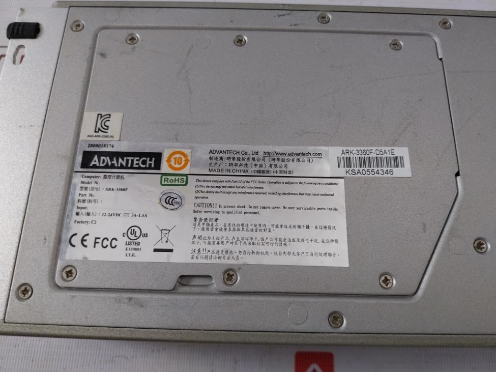 Advantech Ark-3360F Compact Fanless Industrial Computer With Power Adapter 19V - Image 11