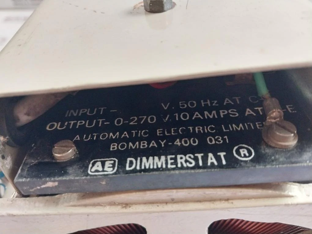 Ae 10 D-1P Dimmerstat 10 Amps 240V 50/60 Hz 2-7Kva - Image 8