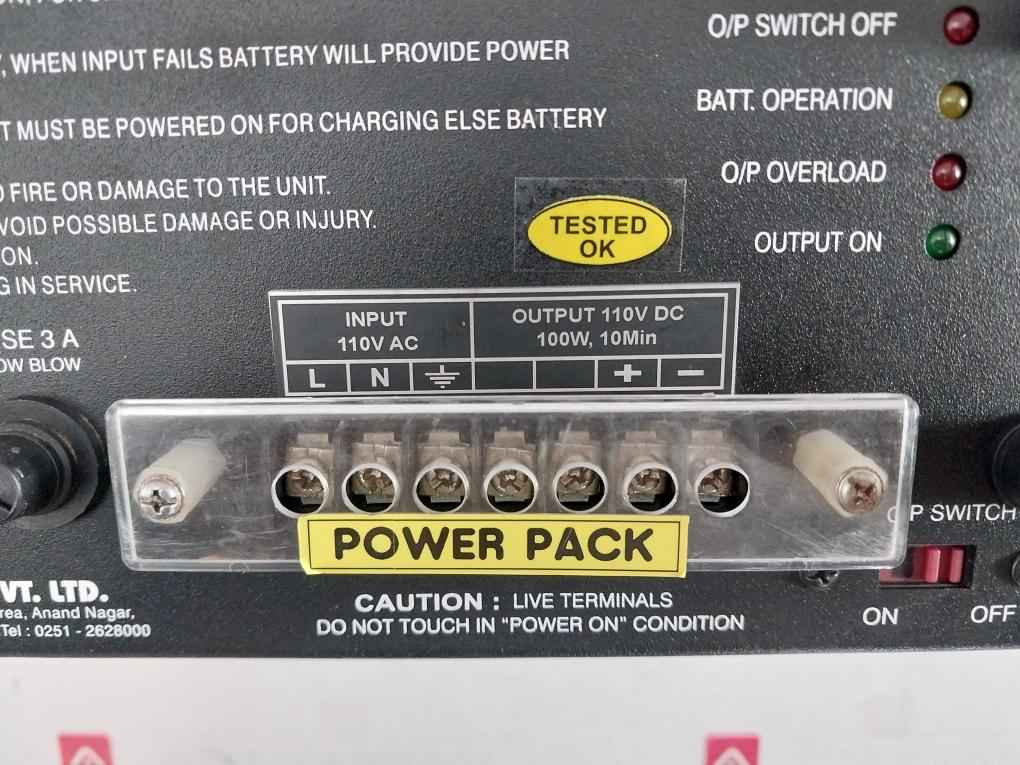 Alan App110110 Power Pack With Battery Backup App-bpp1-a0003-a0 110V Dc 100W - Image 7