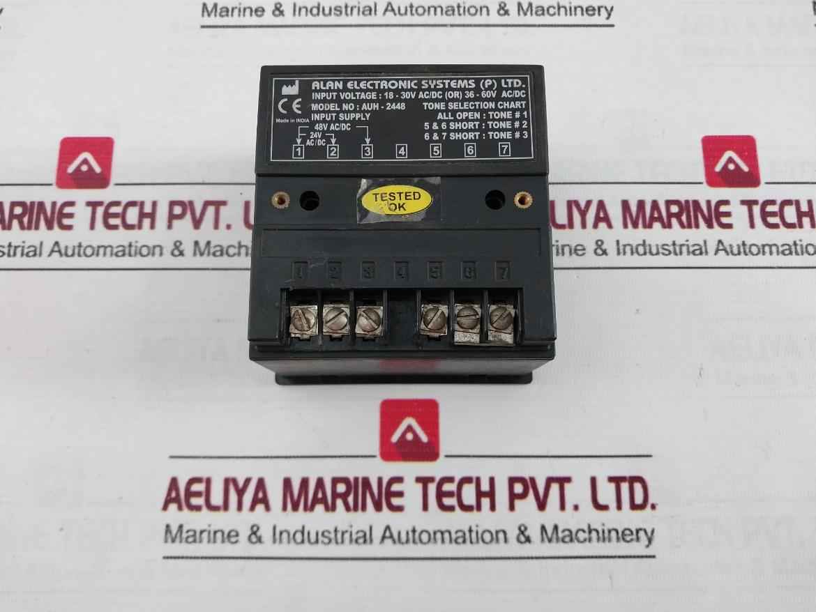 Alan Electronic Auh-2448 Electronic Hooter Eh220811373 18-30V Ac/Dc - Image 2