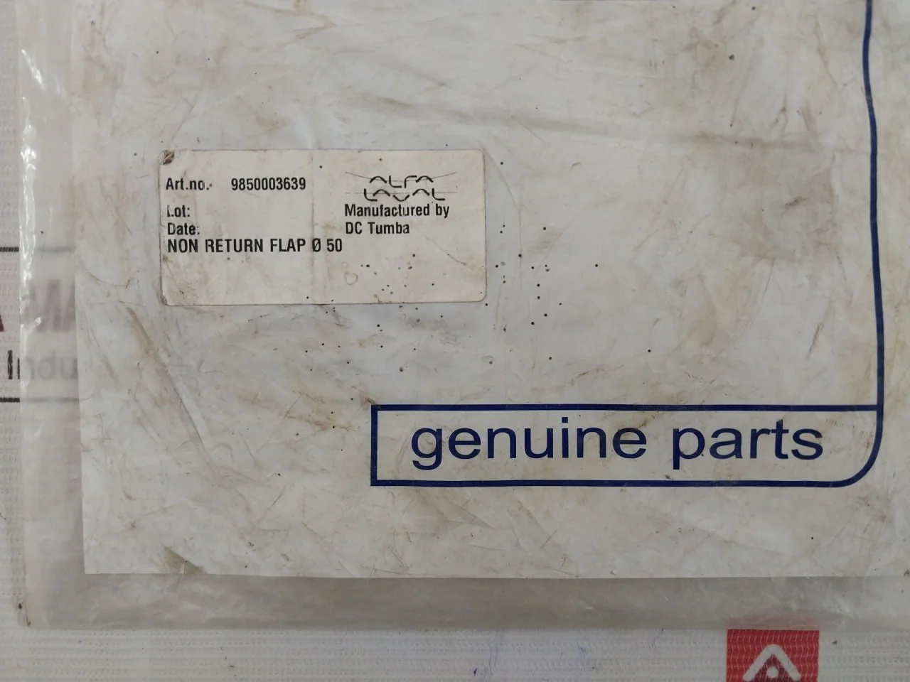 Alfa Laval 9850003639 Non Return Flap Disc Set - Image 11