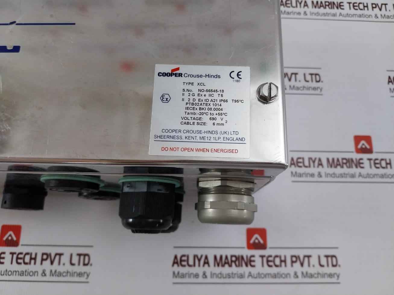 Alfa Laval Cooper Crouse-hinds Xcl Control Panel Enclosure Ip66 T95c 690v 6mm2 - Image 11