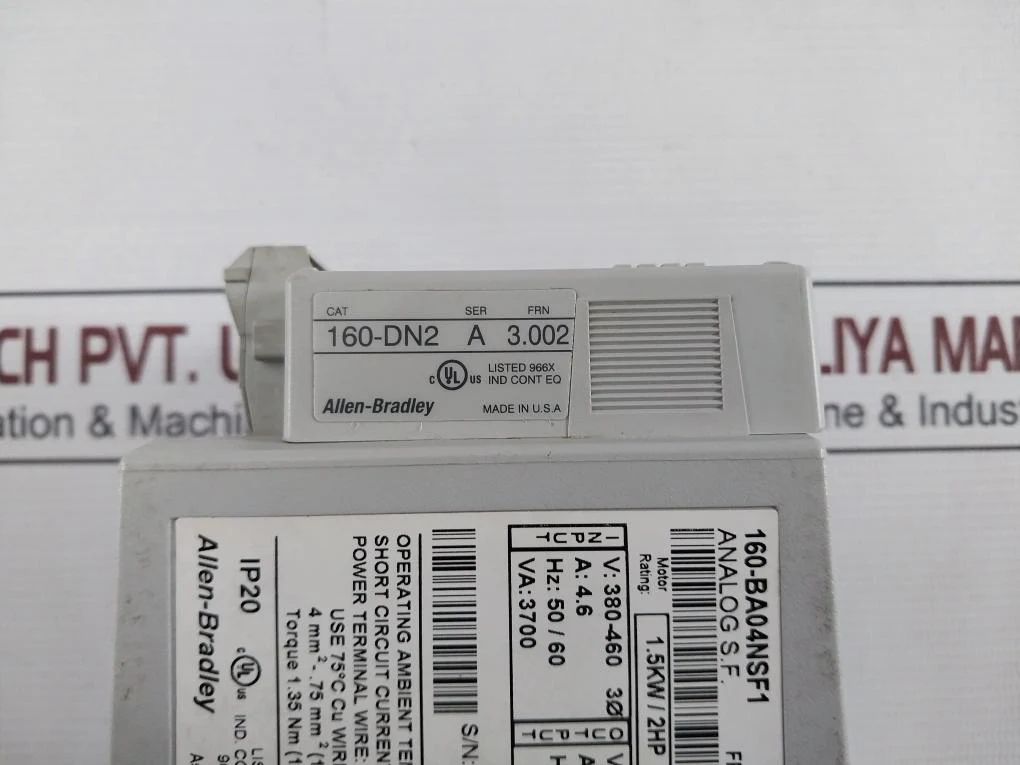 Allen-bradley 160-ba04Nsf1 Ser C Adjustable Frequency Drive 1.5Kw/2Hp - Image 8