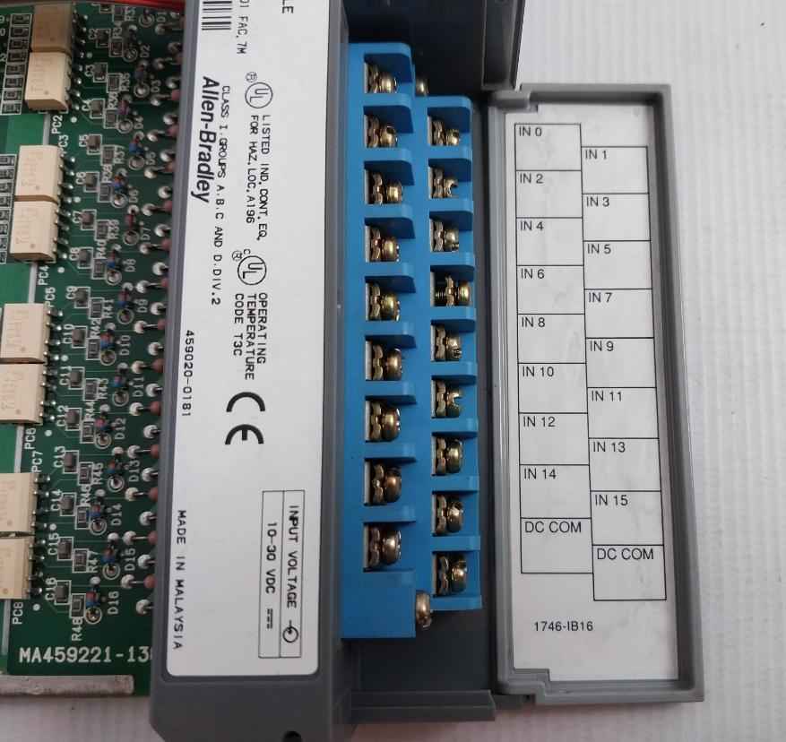 Allen Bradley 1746-ib16 Input Module Series C 3201 10-30 Vdc - Image 6