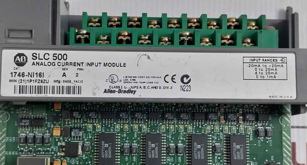 Allen-bradley 1746-ni16i Analog Current Input Module 20ma-20ma - Image 5