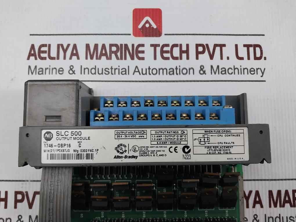 Allen Bradley 1746-obp16 Output Module 20.4-26.4 Vdc 1.5 Amp/30˚C - Image 5