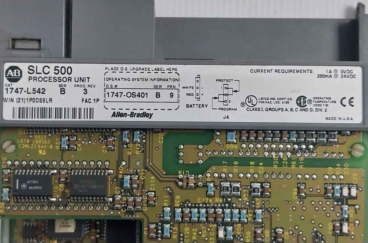 Allen-bradley 1747-l542 Slc 500 Processor Unit 1a 5vdc 94v-0 - Image 8