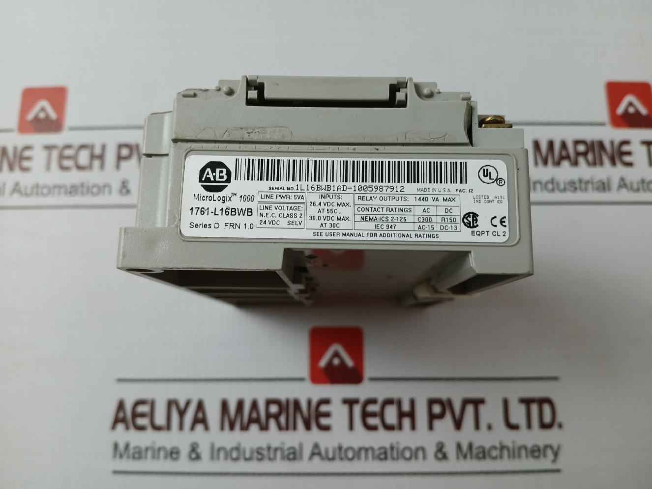 Allen-bradley 1761-l16Bwb Plc Module Micrologix 1000 26.4 Vdc Max - Image 8