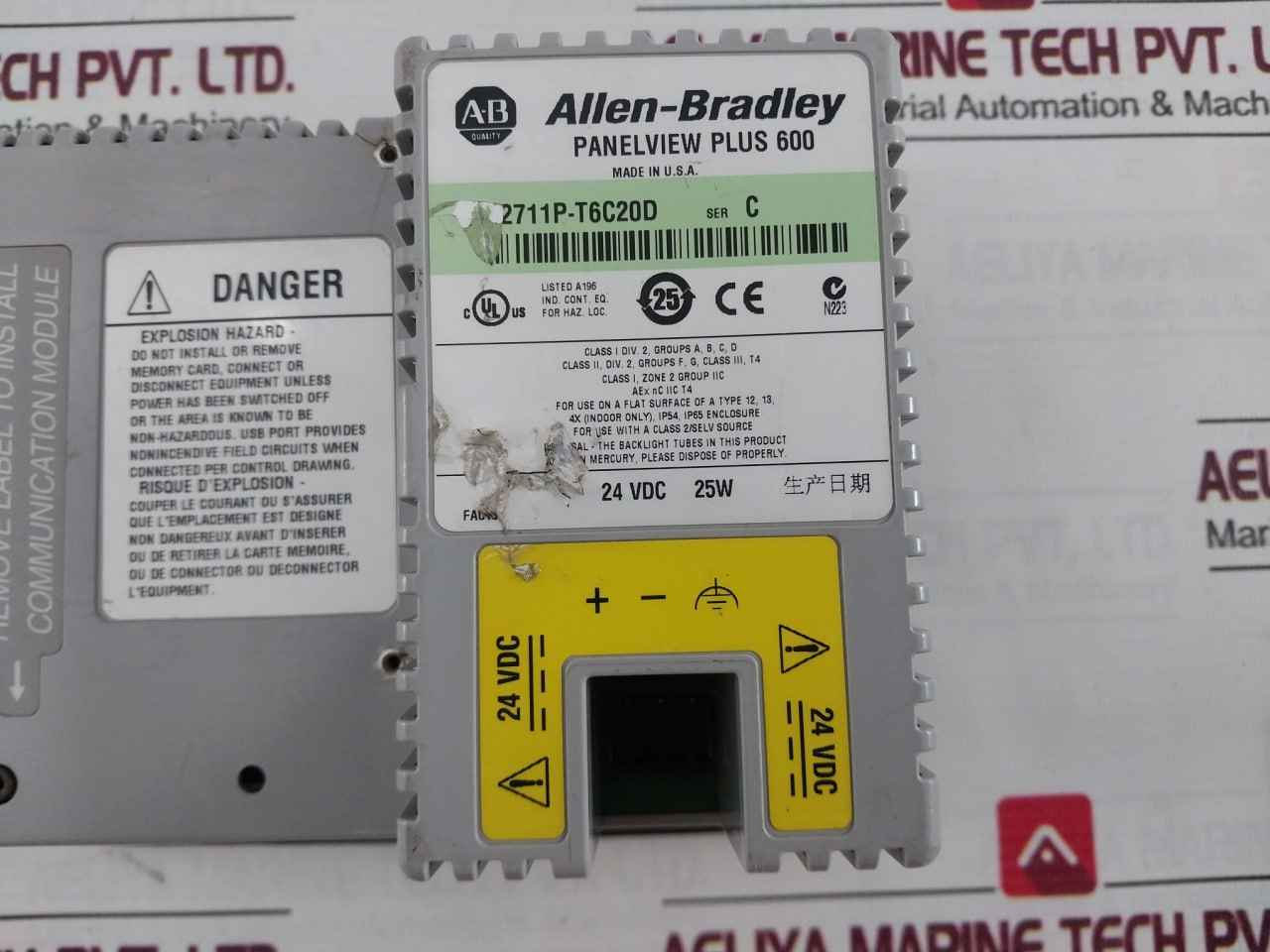 Allen-bradley 2711P-t6C20D Panelview Plus 600 Touch Display Module (Not Working) - Image 10