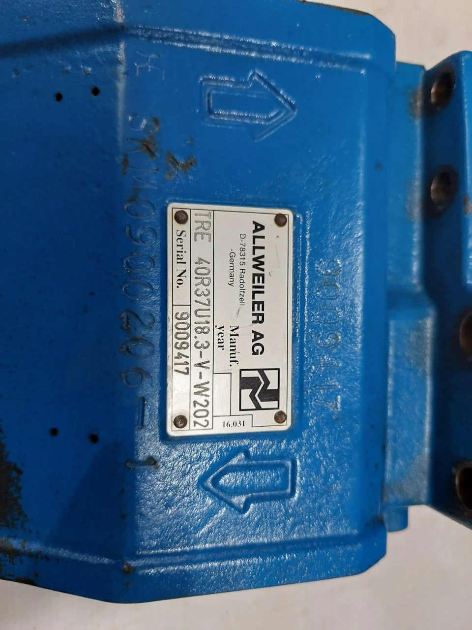Allweiler Tre 40R37U18.3-v-w202 Pump 220-240/380-420V 50Hz 2.2Kw - Image 14