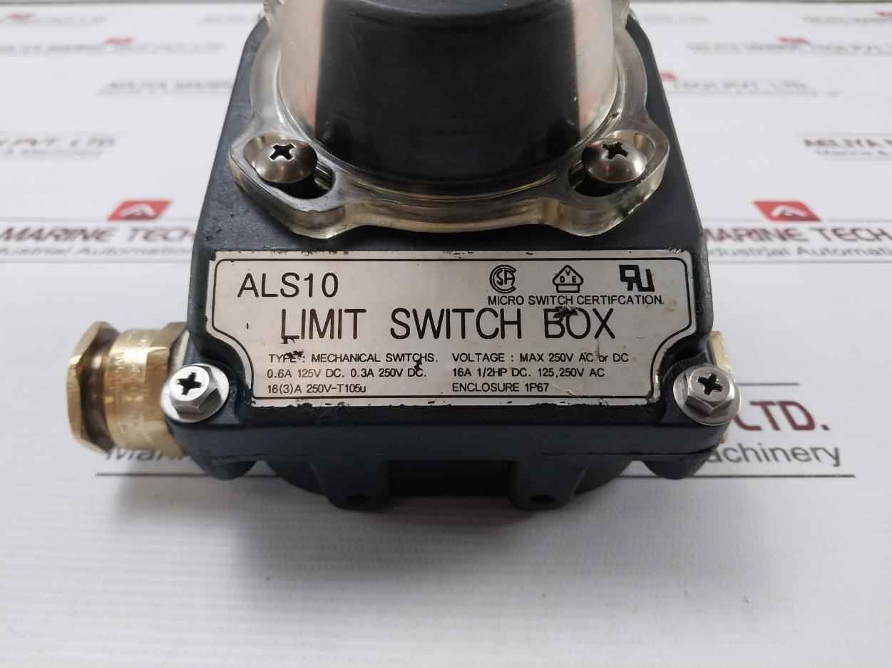 Als10 Mechanical Limit Switch Box Max 250V Enclosure 1P67/Ip67 - Image 9