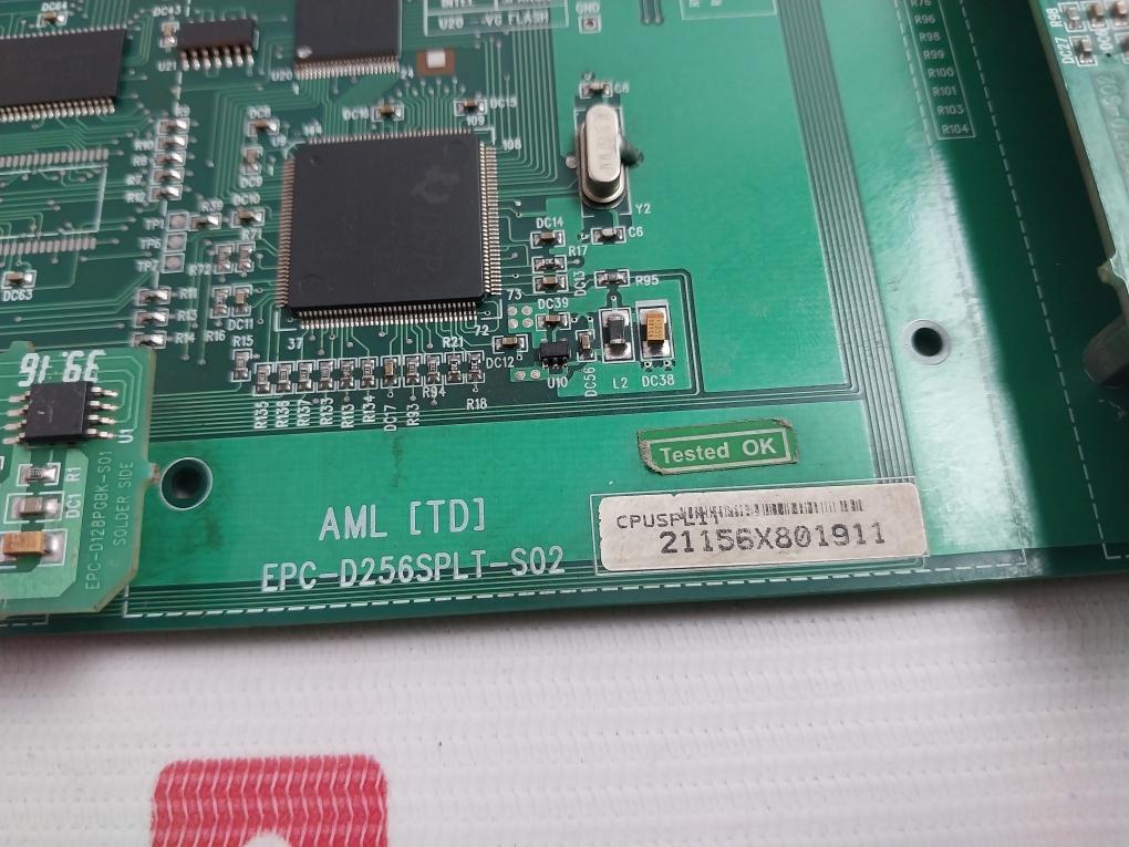 Aml Epc-d256Splt-s02 Printed Circuit Board 21156X801911 - Image 3