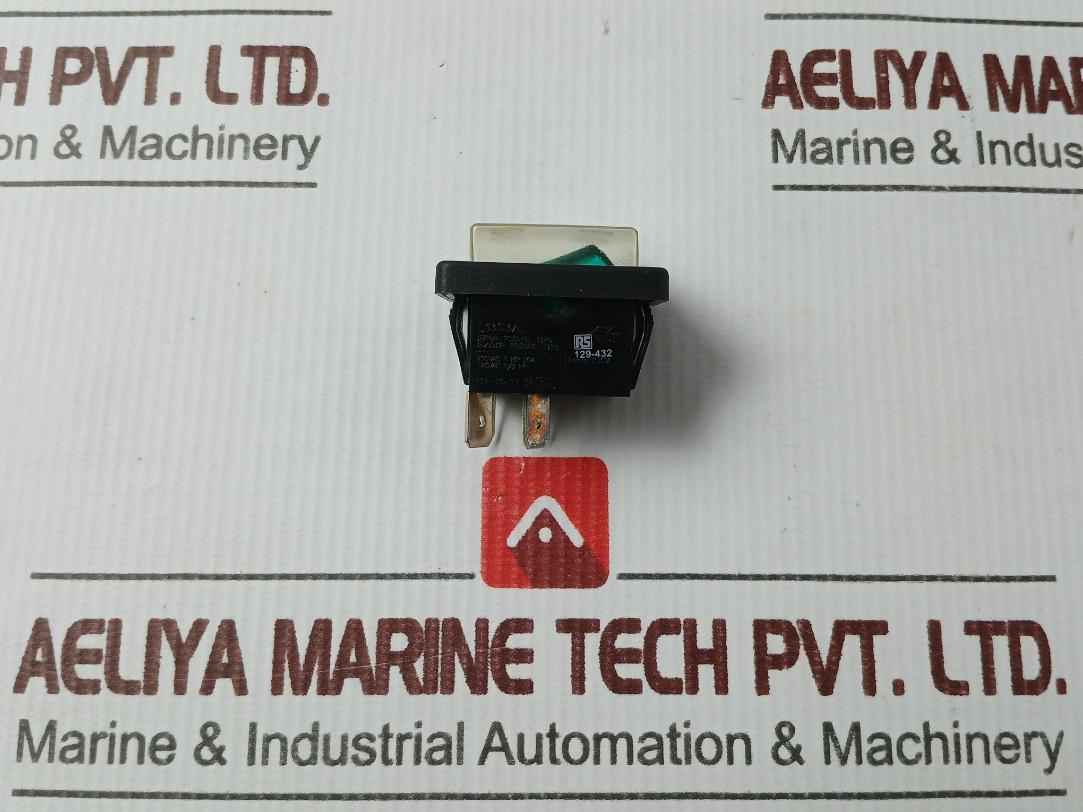 Arcolectric C1353Al Rocker Switch-splashproof Dpst Green T83 - Image 9