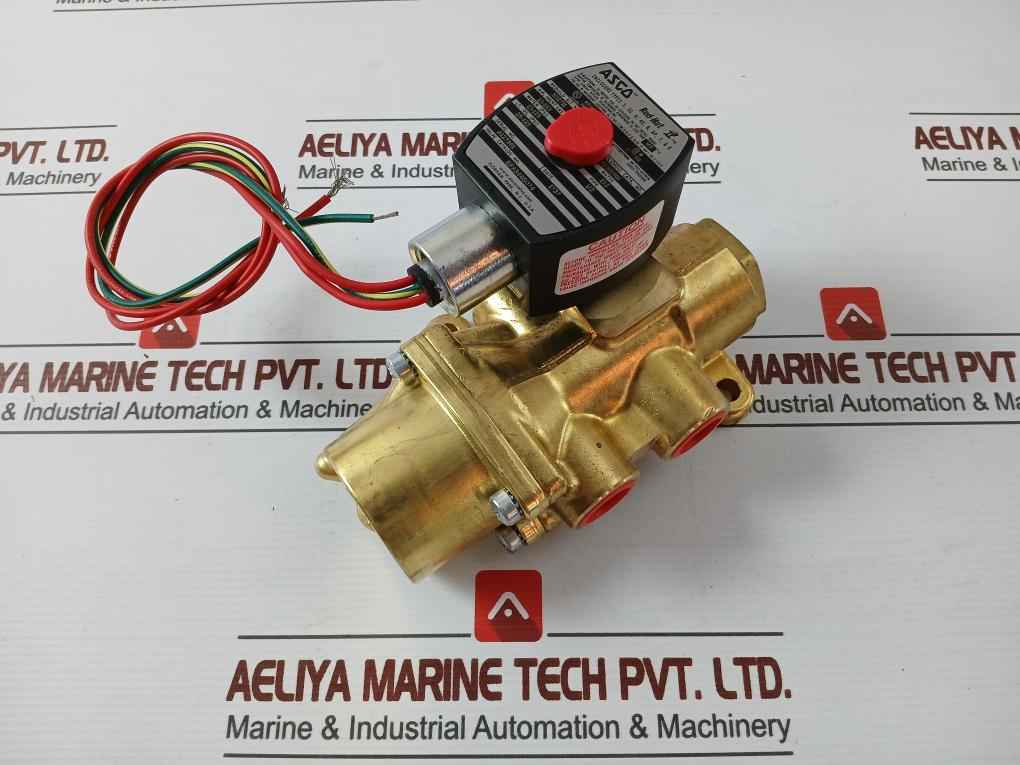 Asco Ef8344G074 4-way Piston/Poppet Solenoid Valve Ef8003G1 10.1W - Image 3
