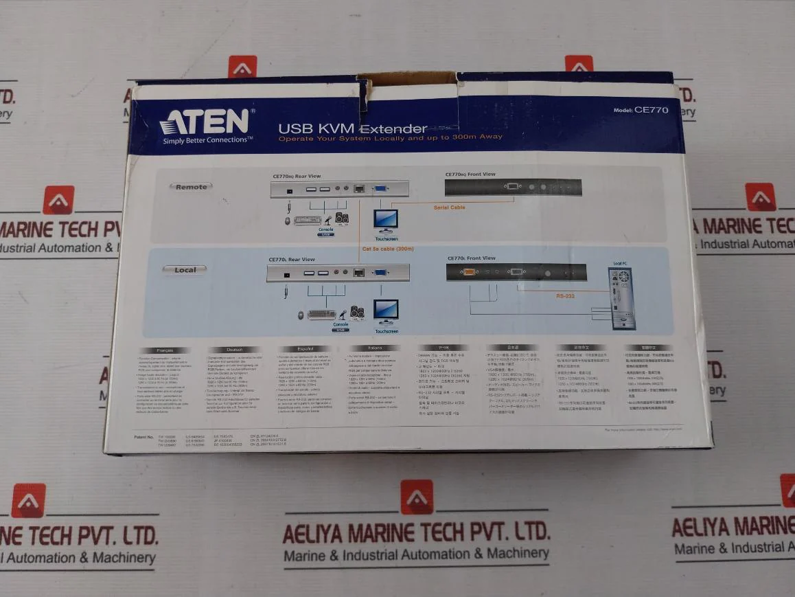 Aten Ce770 Kvm Extender Set Connect Usb Device To Kvm Switch Local Remote Unit - Image 16