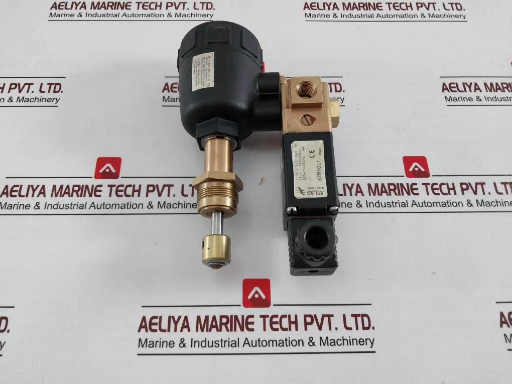 Atlas 0331 C 3,0 Nbr Ms Pneumatic 2/2 Way Angle Seat Valve G1/4 Pn0-10Bar - Image 6