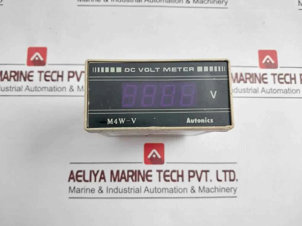 Autonics M4W-dv-2 Dc Volt Meter 50/60Hz 4Va 100-240Vac - Image 2