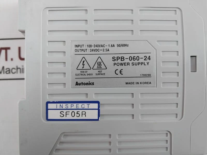 Autonics Spb-060-24 Din Rail Switching Mode Power Supply 100-240Vac~ 50/60Hz - Image 7