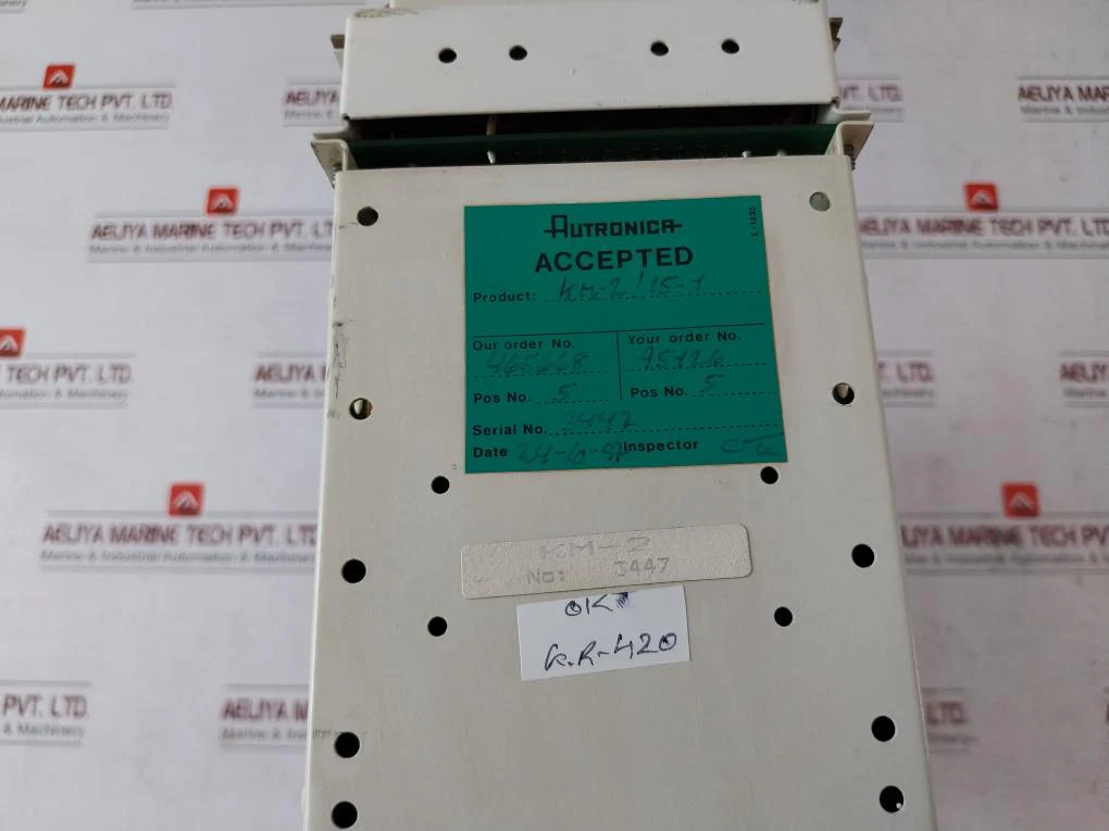 Autronica Km-2 Alarm And Monitoring System Kmr-200/600C 7251-008.0003 - Image 13