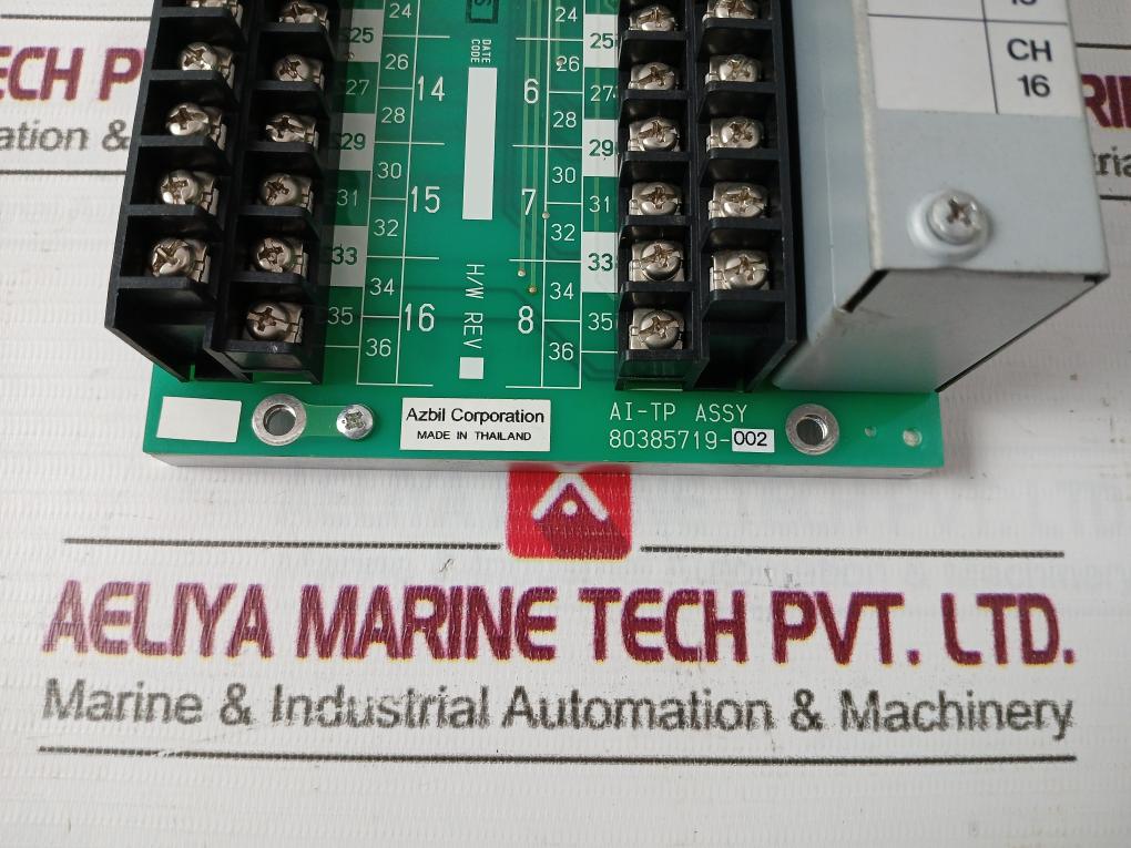 Azbil 80385719-002 Terminal Block Module J-rtp11 - Image 6